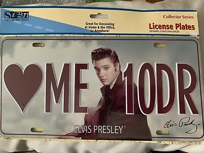 Elvis Presley Collectible Series License Plate Love Me 10DR • $12