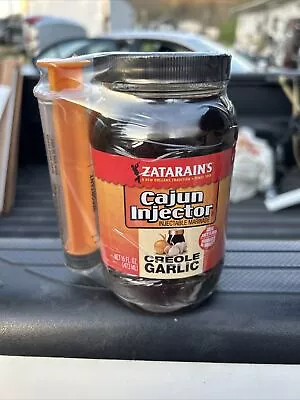 Zatarain's Cajun Injector Creole Garlic Injectable Marinade In Minutes 16 Oz • $9.99