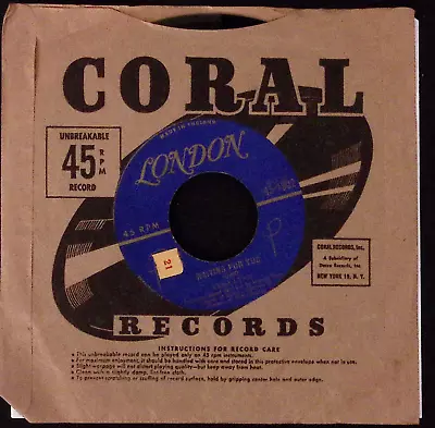 Vera Lynn Waiting For You/i Lived When I Met You London Rec. Vinyl 45 Vg 46-125 • $4.96