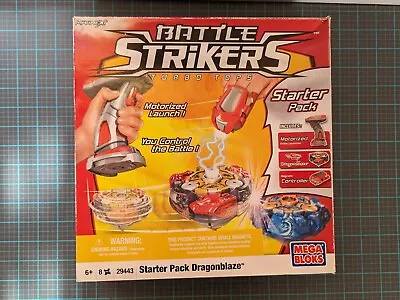 Mega Bloks Magnext Battle Strikers Starter Pack Set Motorized Tsunami Turbo Tops • $17