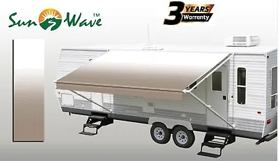 SunWave RV Awning Replacement Fabric 17' (Actual Width 16'2 ) Camel Fade • $100.95