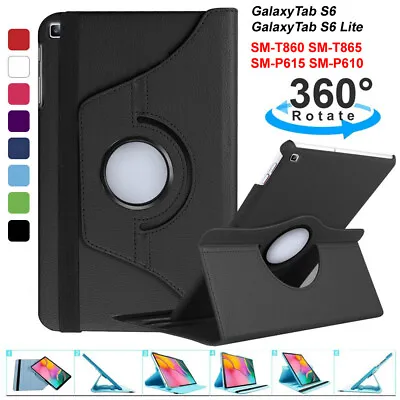 $13.99 • Buy 360 Rotate PU Leather Case Cover For Samsung Galaxy Tab S8 S7 S6 Lite P610 T870