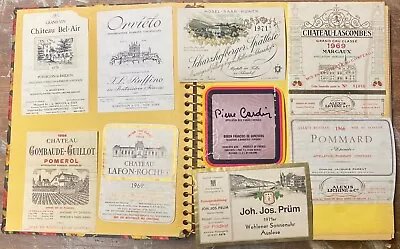 Book Of Vintage Wine Labels Margaux  Haut-brion Lynch Bages -petrus - See Photos • $49.99