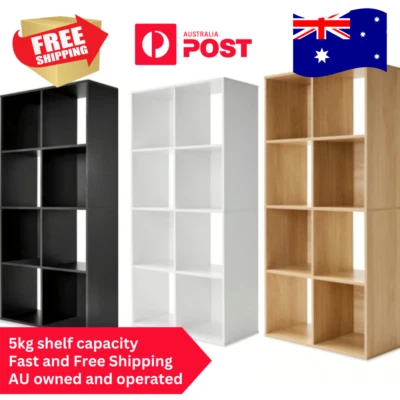 8 Cube Storage Shelf Display Cabinet Cupboard Bookshelf Unit Toy Book Organizer • $54.95