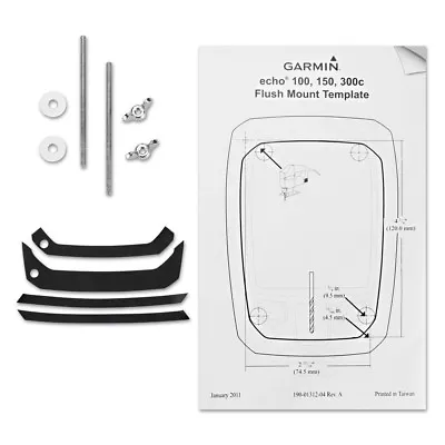 Garmin Flush Mount Kit 010-11681-00 For Echo 100 150 300 • $9