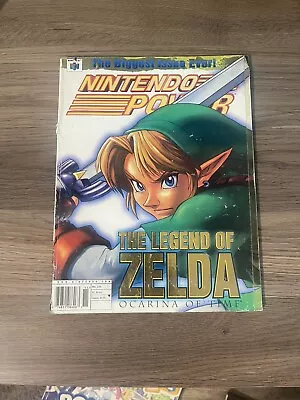 Nintendo Power Vol 114 Zelda Ocarina Time Magazine With All Posters W/ Pokemon • $60