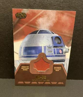 2013 Star Wars Jedi Legacy R2-D2 Sail Barge Film Prop Relic Card JR-5 • $149