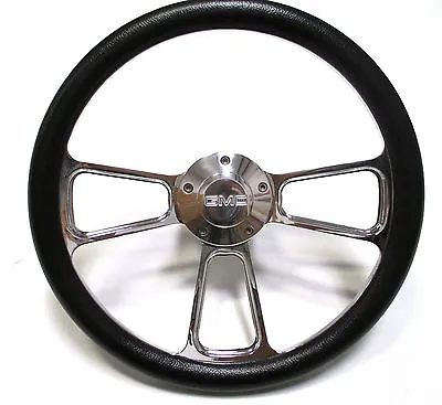 1995-2002 GMC C-Series Pick-Up Truck - Black & Billet Steering Wheel - Full Kit • $229.51