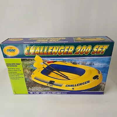 Intex Challenger Inflatable 2 Person Floating Boat Raft Set Air Pump 265 Lbs New • $36