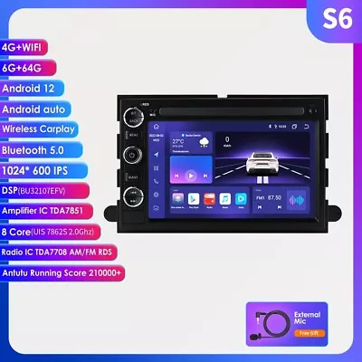 7  6+64GB Android 12 Car Stereo Radio Carplay Gps DSP For Ford F-150 F-250 F350 • $239.99