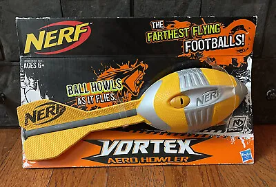 £28.93 • Buy 2012 Nerf Aero Howler Vortex Football Whistle Ball Whistler Hasbro Orange Sliver