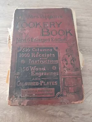 Antique Cookery Book ~ Mrs Beeton's Cookery Book ~ DAMAGED But Complete.  • £11.49