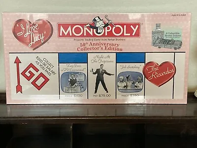 I Love Lucy Monopoly Game 50th Anniversary Collector’s Edition New Sealed • $119.95