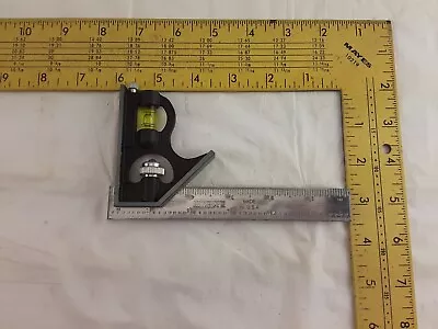 Vintage 6  Empire Combination Try Square Sliding Rule Tool W/ Scribe USA • $16.99