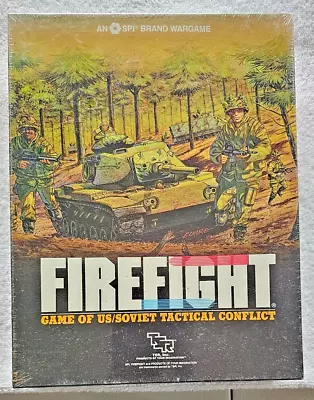 Vintage TSR FIREFIGHT SPI Board Game 1984 US & Soviet Conflict Factory Sealed • $210.76