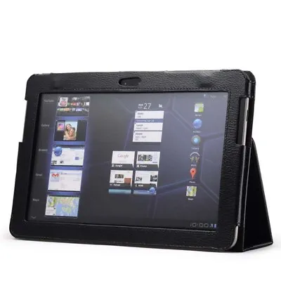 £5.98 • Buy BLACK FLIP LEATHER CASE COVER For SAMSUNG GALAXY TAB 2 10.1 P5100 P5110 + 2 FILM