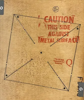 “PINWHEEL” JUMBO-ELLISON ACCU STEEL RULE CUTTING DIE 9 3/4” X 11 3/4” • $30