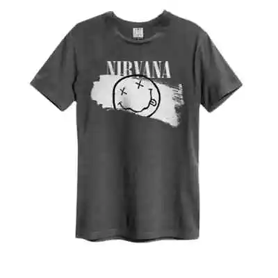 Nirvana Official Licenced Happy  Face  T- Shirt • £9.95