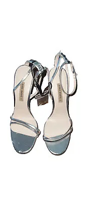 Zara Women’s Heels Silver Size 41 (10) NWT • $12