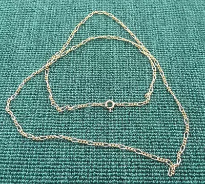 9 Carat CT Yellow Gold 20  Long Necklace Chain Bolt Ring Clasp 3.1 Gram • £100