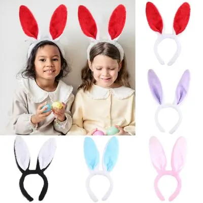 Cute Women Girls Bunny Ear Hairband Headband Easter Adult Children Rabbit Ear • £3.50