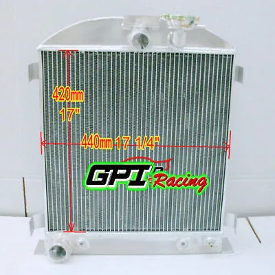 62mm RADIATOR FOR FORD MODEL A LOW BOY STREET ROD CHOPPED W/FORD V8 302 1932 AT • $148