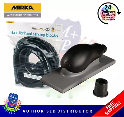 £25.95 • Buy Mirka Abranet Hand Dust Extraction Sanding Block 70x198mm & Hose 