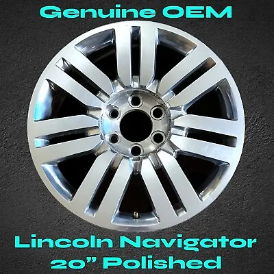 CLEAN! 20  Wheel For Lincoln Navigator Mark LT 2006-2014 Stock OEM Polished Rim • $297