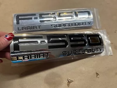 2pcs Fits For 04-08 2004-2008 Truck F550 Lariat Superduty Emblems Badges • $33.99