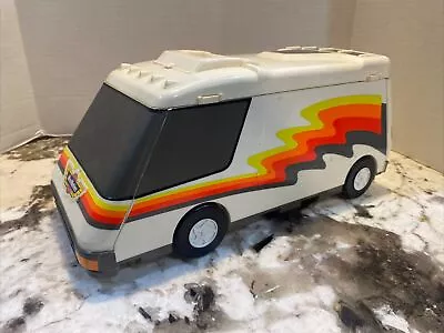 1991 MICRO MACHINES Vintage Galoob Super City Van Camper RV Fold Out Playset • $34.90