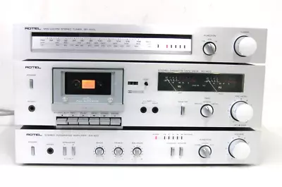 Rotel RA-400 Amplifier & RD-400 Cassette Deck & RT-400L Tuner  #W5 • £69.95