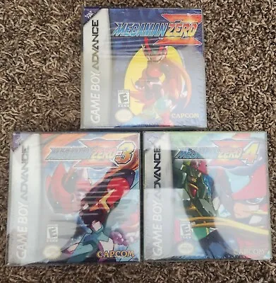 Mega Man Zero (GBA Game Boy Advance) Complete: CIB Megaman Zero 3 And 4 • $600