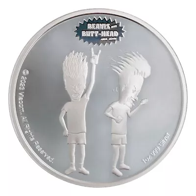 2023 Niue Beavis & Butthead 30th Anniversary BU 1 Oz Silver Coin In Capsule • $46.95