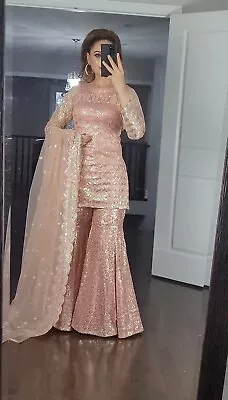 £49.19 • Buy Designer Wedding Salwar Kameez Party Wear Pakistani New Indian Dress Bollywood