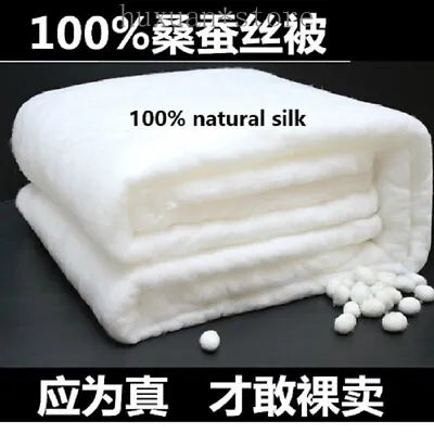 Customized 100% Mulberry Silk Comforter Filling (Without Cover) Different Weight • $98.44