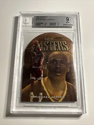 1997 Finest #154 Michael Jordan 🏀 Masters Rare Gold Embossed Die-Cut BGS 9 Mint • $2000