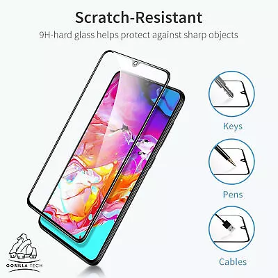 Tempered Glass Screen Protector For Galaxy S24 UlraS23S23S22S21S10S9S8+ • £4.95