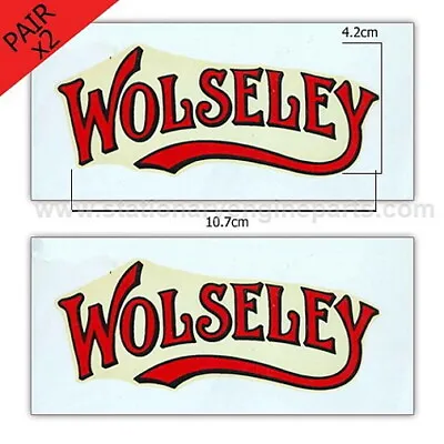 £4.99 • Buy Wolseley WD & WLB Stationary Engine Water Slide Transfer Decal Pair