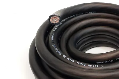 KnuKonceptz Bassik Black 4 Gauge Amplifier Power/Ground Wire TRUE 4 AWG 20Ft • $17.99