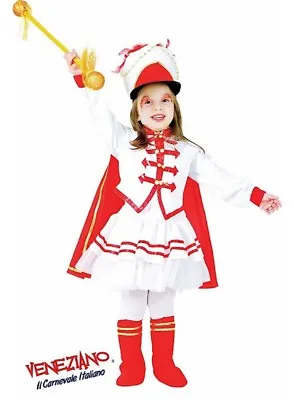 Deluxe Drum Majorette Marching Band Uniform Costume Girls Toddler Child SZ 5 • $39.95