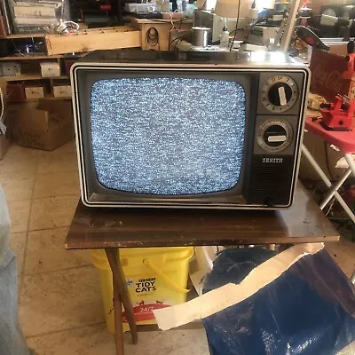 Vintage ZENITH TV Retro Television Y120Y RARE Tube Kinescope TV • $189