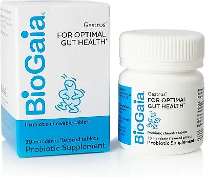 BioGaia Gastrus Chewable Tablets30 Count1 Pack For GI Tract • $22.99