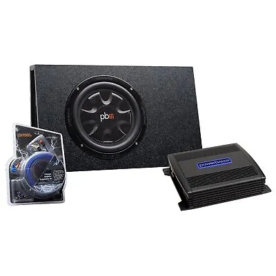 PowerBass Party Pack - Single 10  Subwoofer In Truck Enclosure With ASA3-300.... • $189