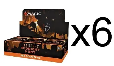 Mtg Innistrad: Midnight Hunt Set Booster 6 Box Sealed Case • $649.99