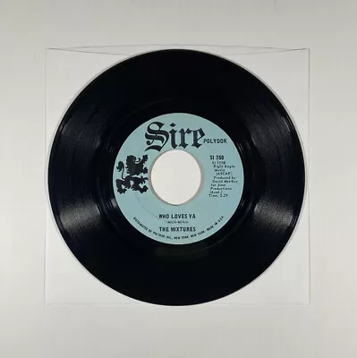 The Mixture - Who Loves Ya / Pushbike Song - 7  45 Vinyl Sire Record 1971 • $7.99