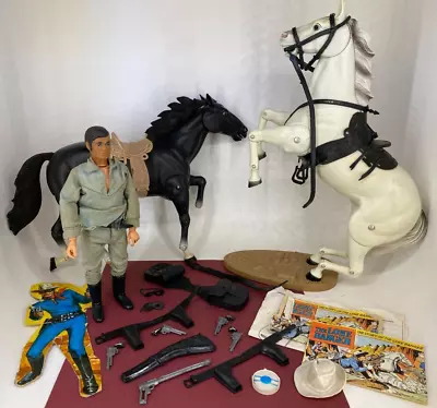 Vintage Gabriel Marx 1970s - LONE RANGER Silver Bandit Smoke Black Horse ++ Lot • $263.79