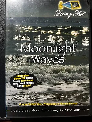 Moonlight Waves - Living Art - DVD - Audio Video Mood Enhancing For Your TV! • $6.99