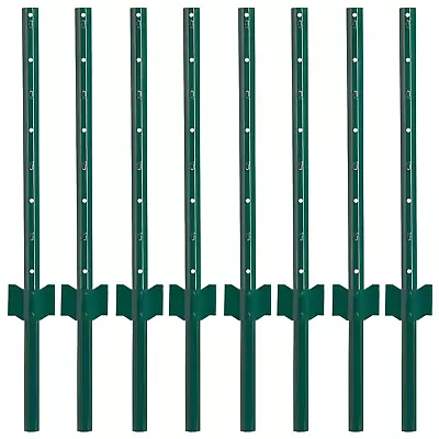 Fence Posts 3 Feet Sturdy Duty Metal Fence Post No Dig Garden U Post For Wire F • $63.23