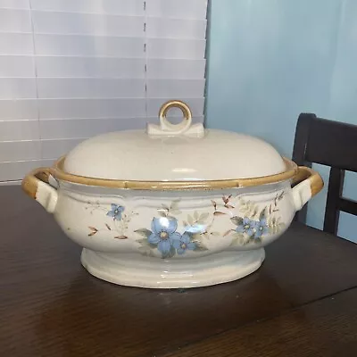 MIKASA Garden Club Day Dreams EC461  2.5qt Covered Casserole Dish Oven To Table • $20.29