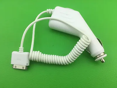 White New In Car Charger Cigarette For Iphone 4S IPhone 3GS IPod IPad 2/3/4 • £2.95